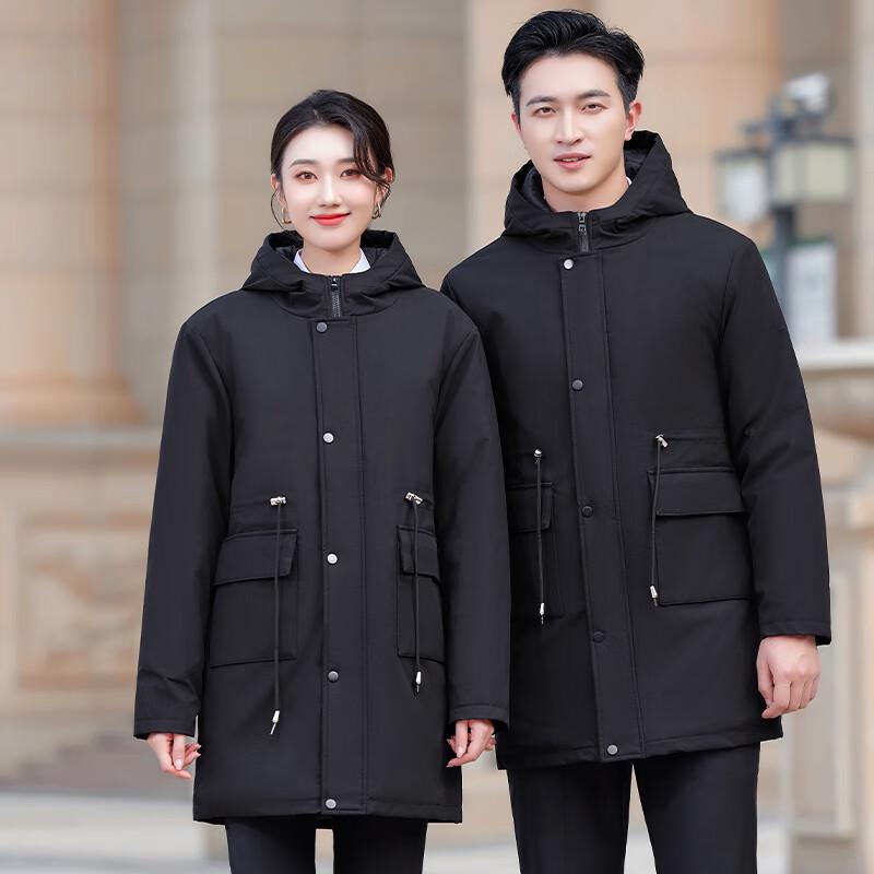 Teluoman Unisex Winter Thickened Cotton Parka