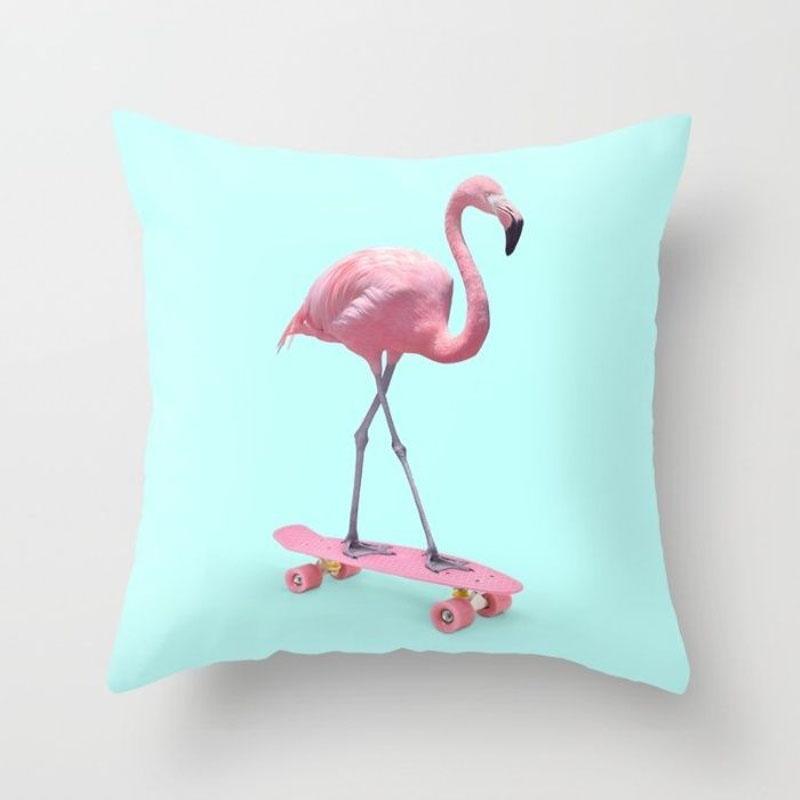 High-quality Polyester Cartoon Animal Pillow Case Cover For Sofa And Home Decor