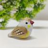 Handmade Bird Figurine Wooden Carving Bird Statue Miniature Wildlife Sculpture for Living Room Office Desktop TV Stand Decor Gifts for Bird Lovers