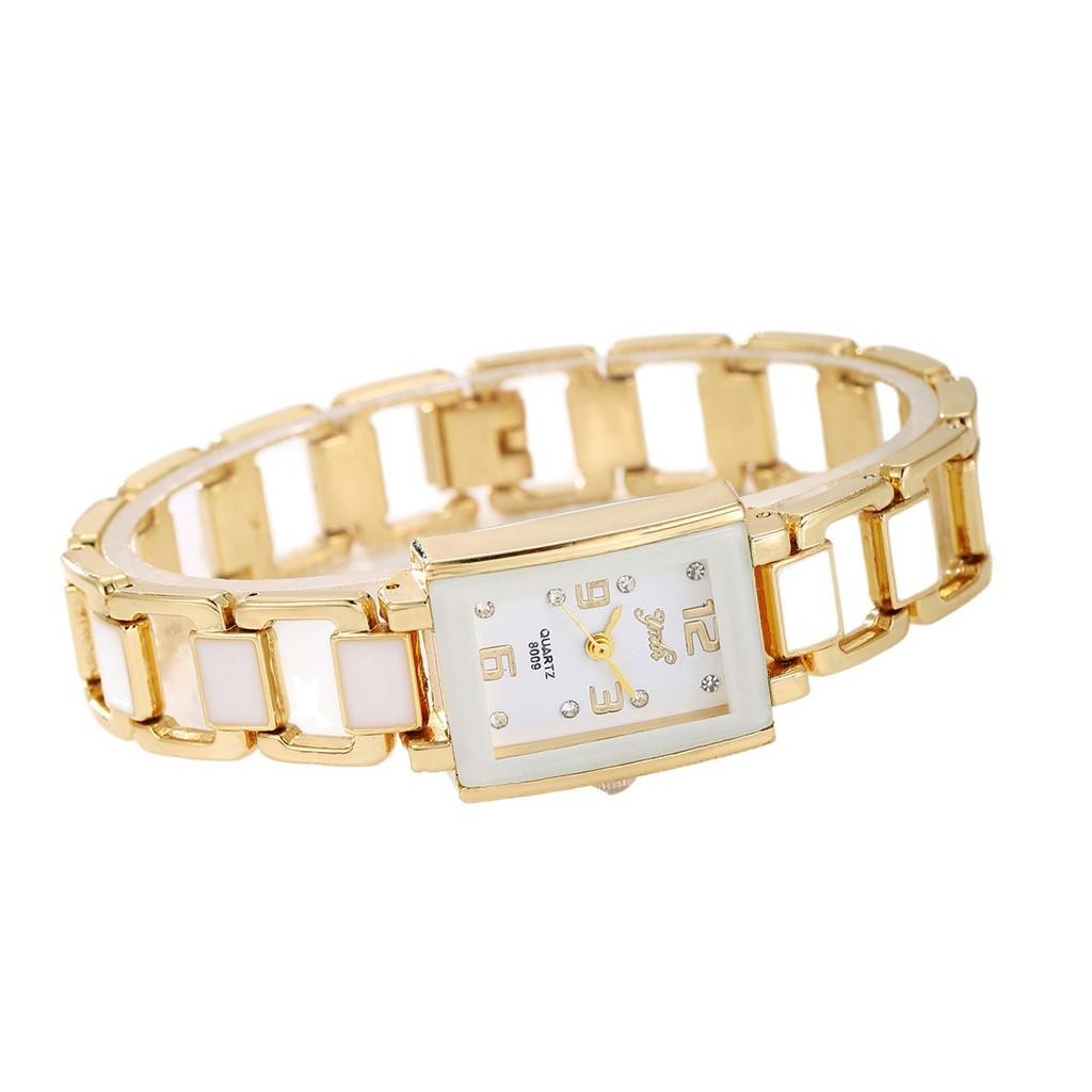 Korean Style Womens Decorative Square Quartz Watch With Logo Display For Fashion Accessories