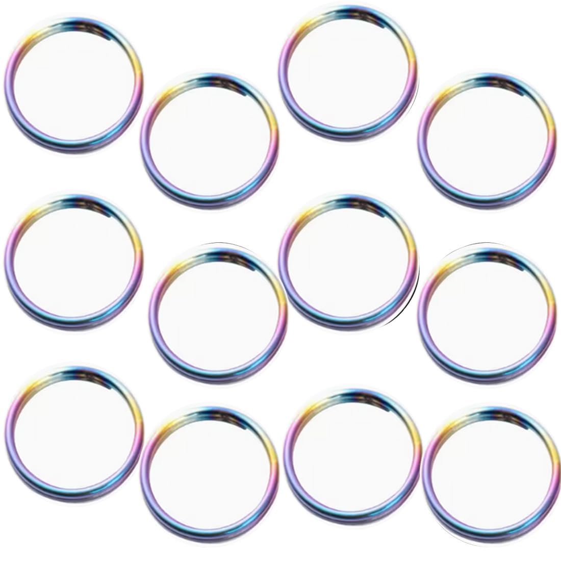 

[GEJ-Tech] Titanium Small Double Ring Round Press Lightweight Key Ring Outer diameter 10mm