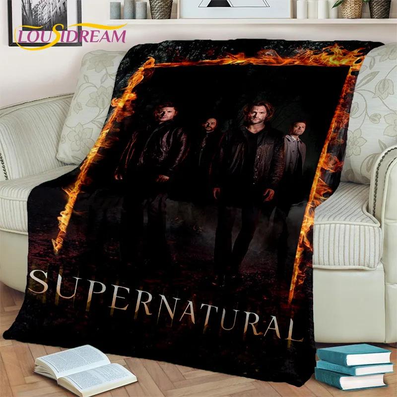 Supernatural Serie 3D Decke, Flanell Überwurfdecke für Zuhause Schlafzimmer Bett Sofa Wohnzimmer Picknick Büro Wandern Freizeit Nickerchen Geschenk