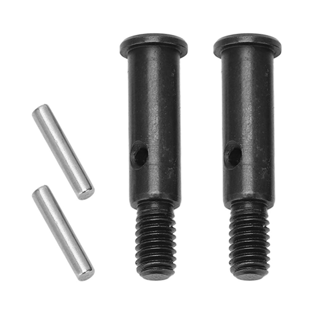 2Pcs RC Front Wheel Axle Steel High Strength 23mm RC Car Front Wheel Shaft RC Car Accessories for