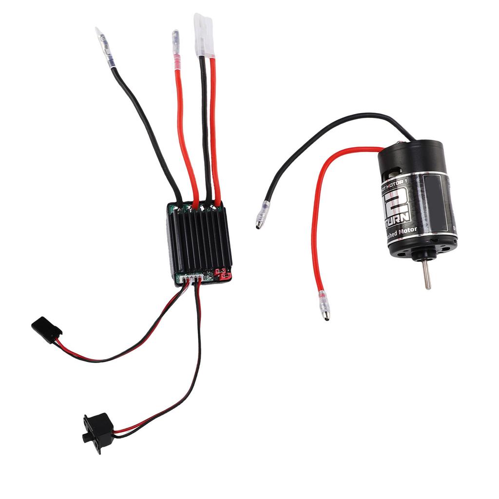 RC 550 12T Brushed Motor BEC 5V2A with 320A ESC High Torsion Brushed Motor for RC Cars Boats