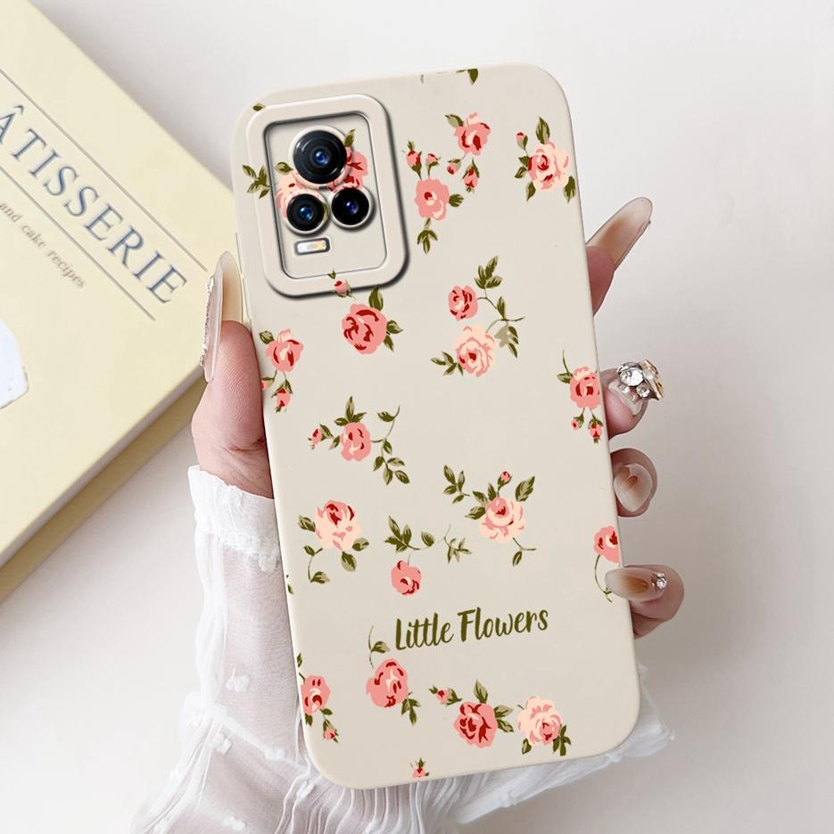 For Vivo V21e 4G Case V2061 New Fashion Candy Painted Cover Shockproof Phone Case For Vivo V21 V 21 E VivoV21e Soft Fundas Coque