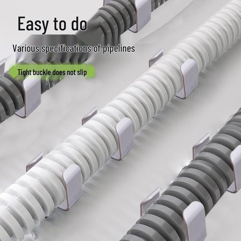 Universal Front-Load Washing Machine Drain Hose Clip - No-Drill Fixer