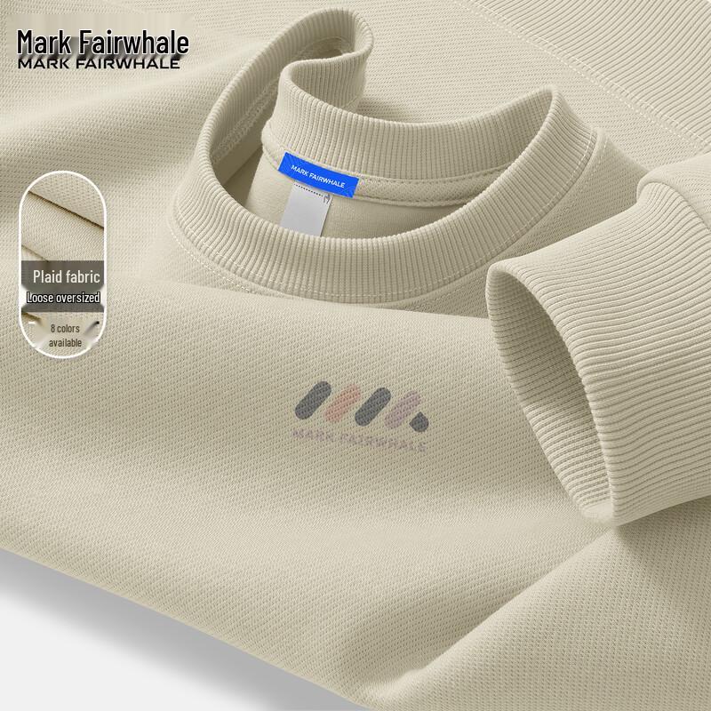 Mark Fairwhale Men's 2025 American Style Loose Fit Crewneck Sweatshirt