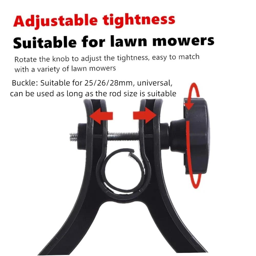 Universal Mower Support Wheels Set Stablize Durable Mower Auxiliary Wheels Easy To Install Adjustable Mower Wheel Attachment