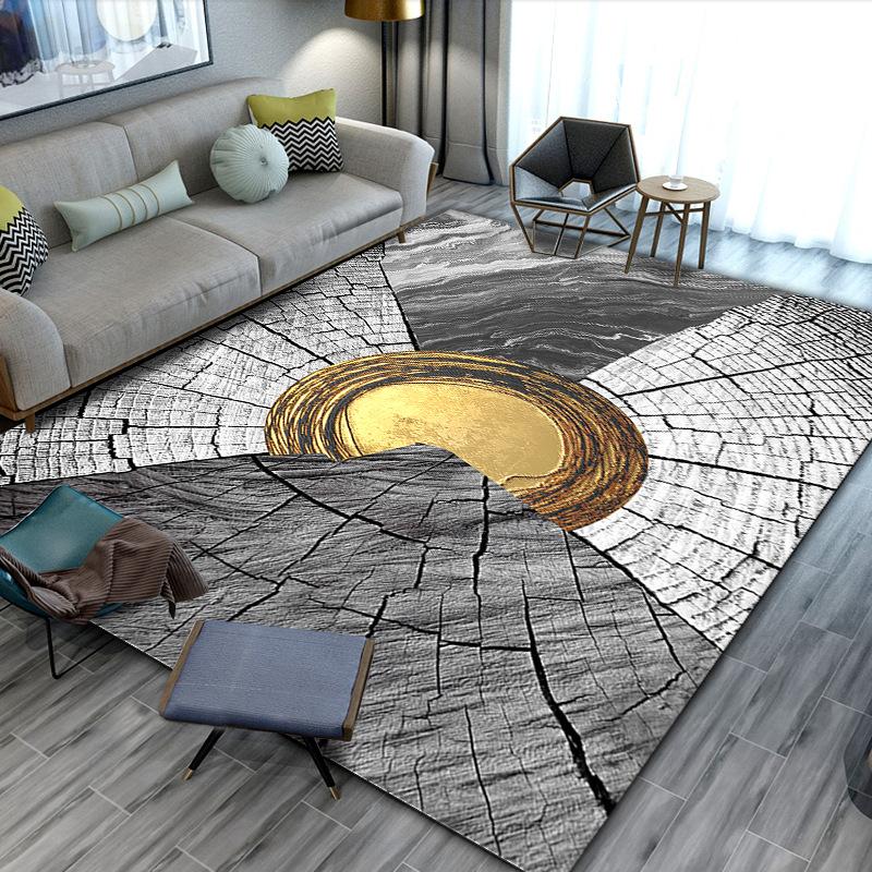 Crystal Velvet Carpet For Home Living Room Area Rug Couch Coffee Table Mat Bedroom Floor Mat Stain Resistant Soft Plush Carpet