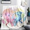 Mew Blanket, Cozy Throw for Living Room, Ideal Gift for Mew Collectors.chl