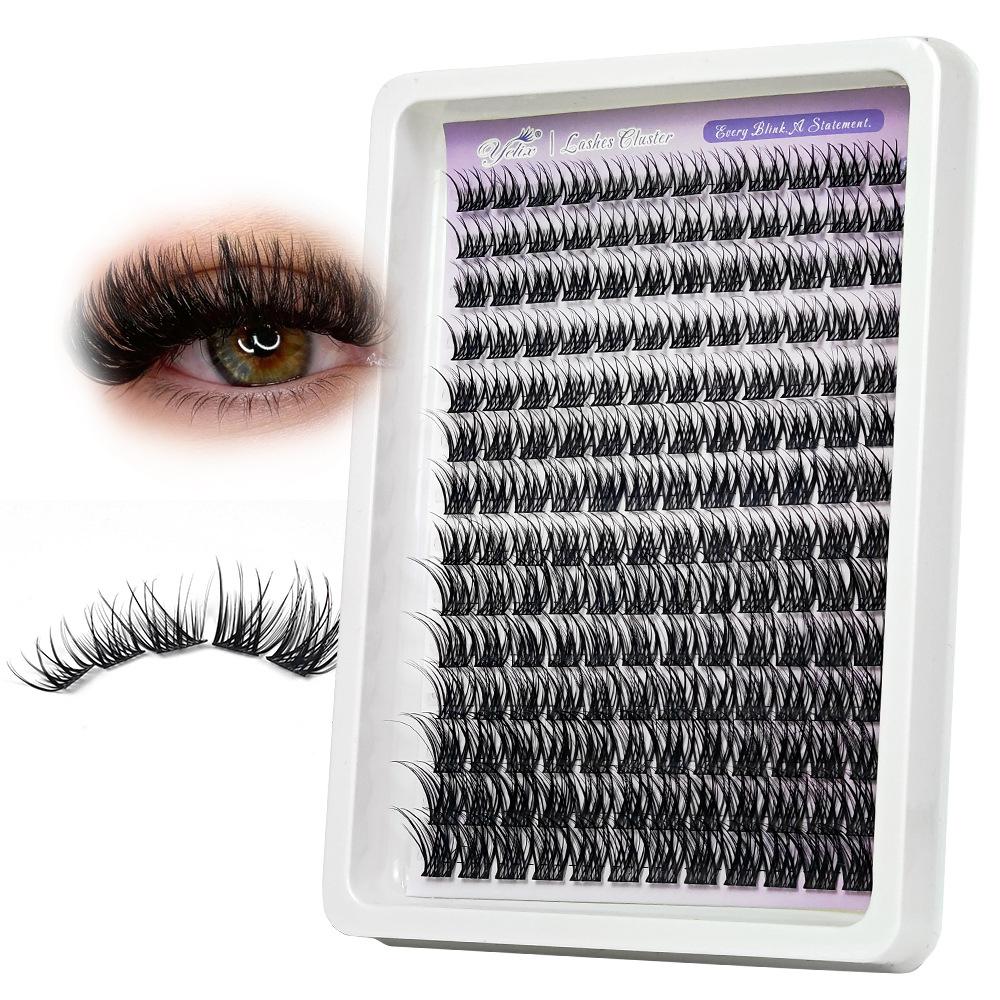 False Eyelash Book Glue Large Capacity Mixed Single Cluster Segmented 30D40D50D Hair