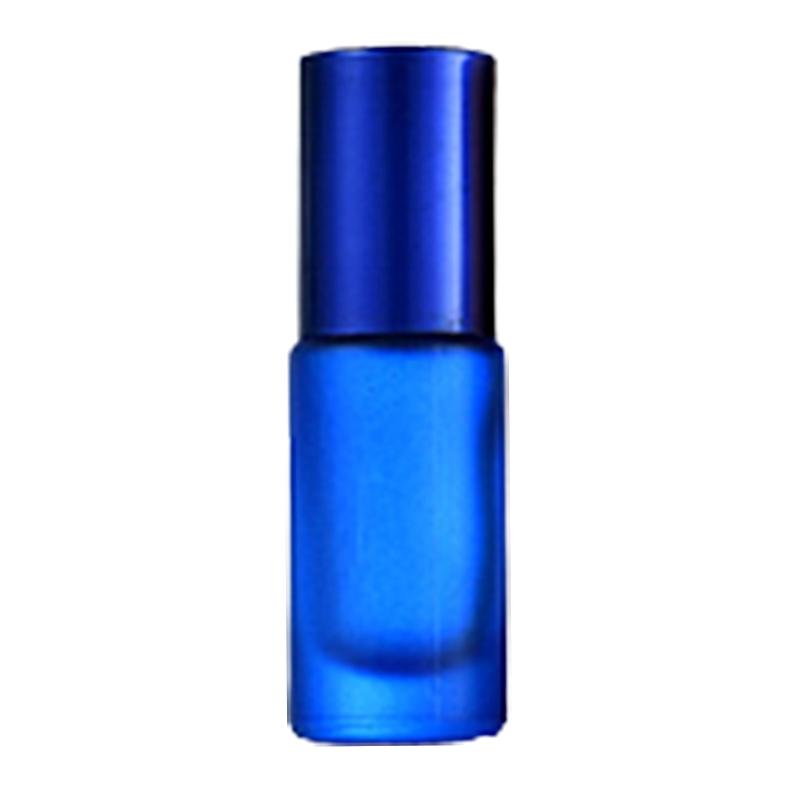 5/10ml Glass Roller Bottle For Essential Oils Aromatherapies Refillable Portable Roll On Container Practical Leakproof Design