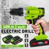 68V Electric Cordless Drill Screwdriver Driver & LED Worklight & 8400mAh Battery
