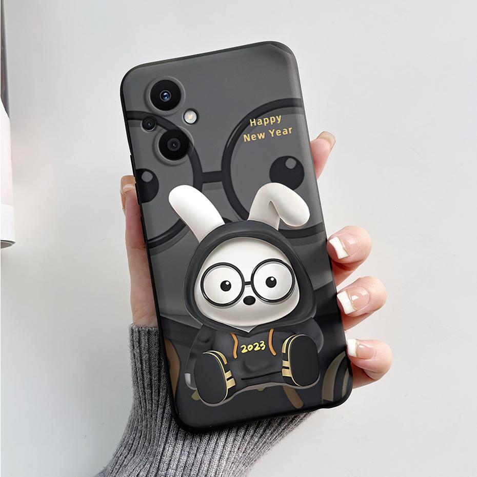 For Oppo Reno7 Z 5G Case Reno 7 8 Lite Bear Cartoon Frog Soft Silicone Phone Case For Oppo Reno 7Z 8Z Reno7Z 5G Back Cover Capa