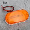 5pcs 6LED 12V Side Marker Indicators Lights for Truck Trailer Practical Accessory