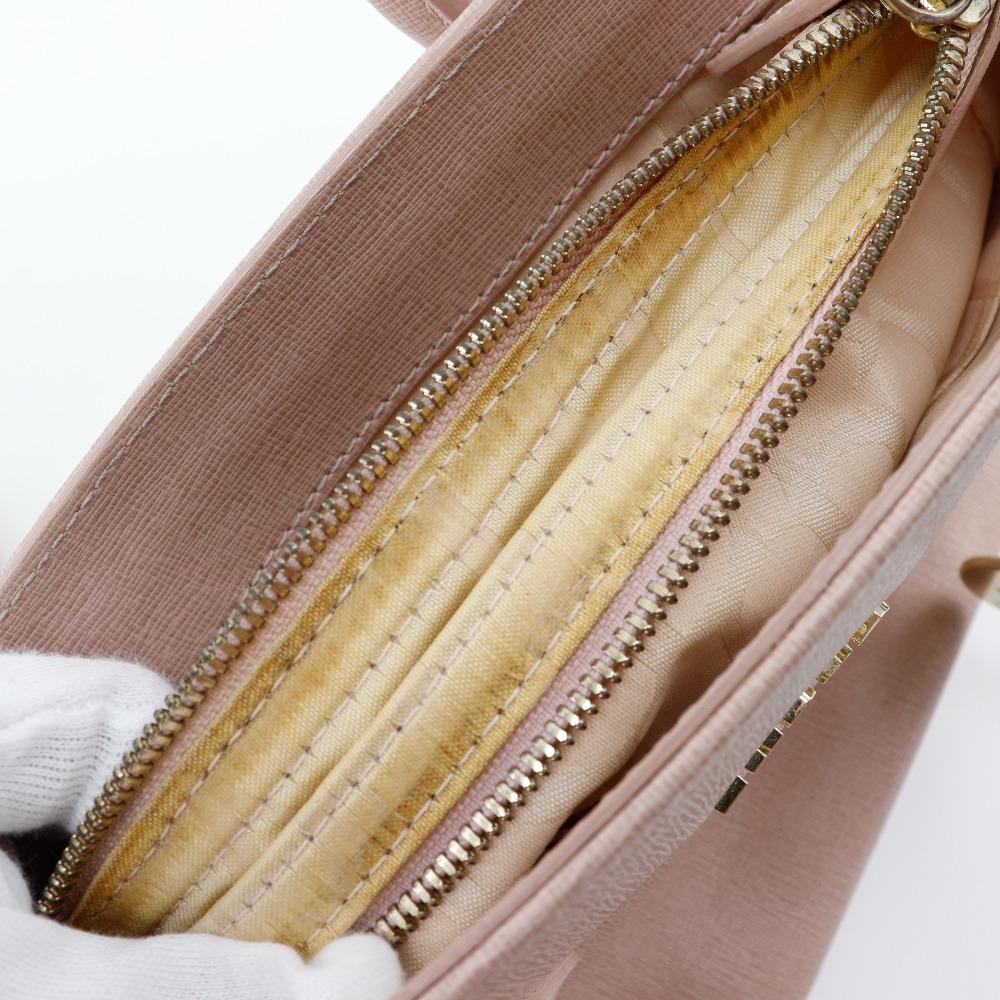 Furla 2WAYShoulder Handbag Pink Leather Women Used