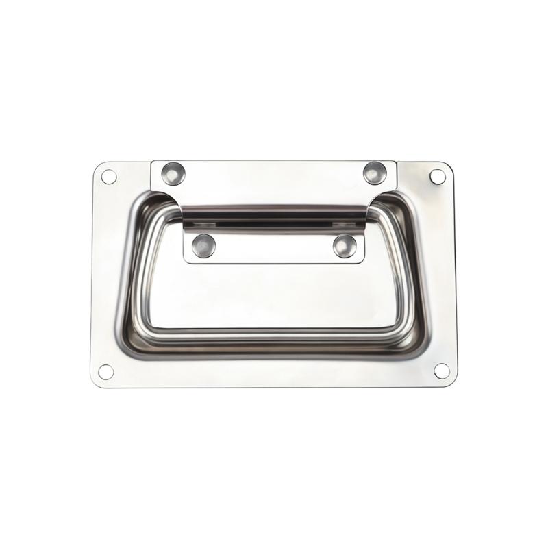 Stainless Steel Thickened Spring Handle Wooden Cabinet Box Door Handle Replacement Heavy Duty Metal Pull Handle