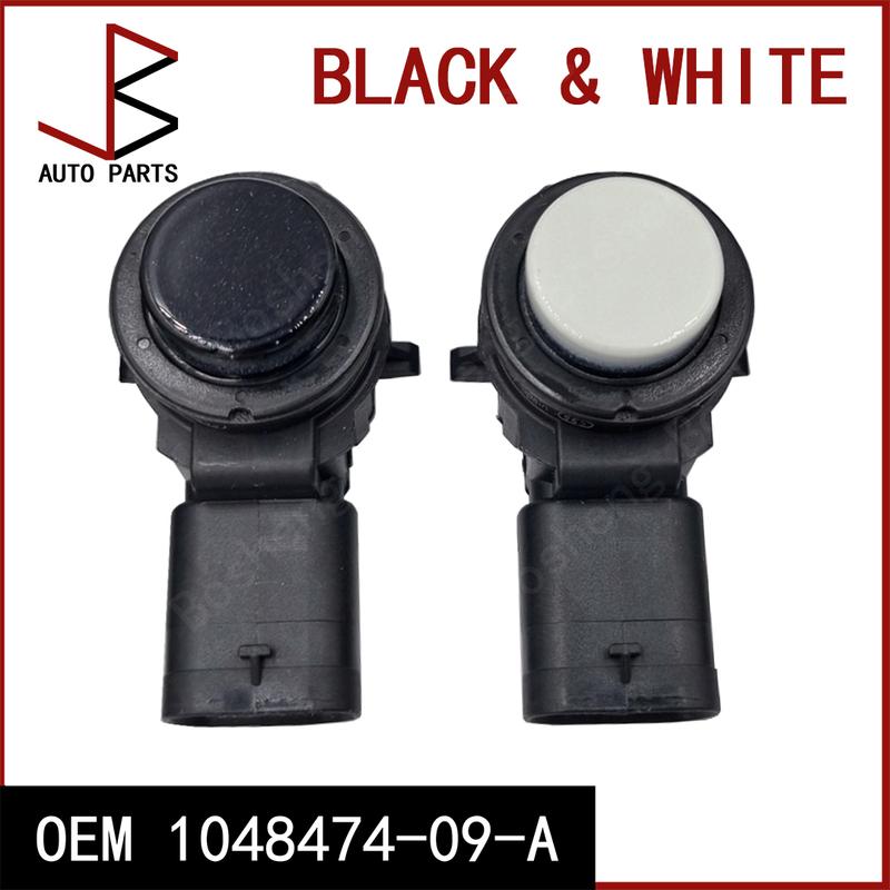 Black and White Parking Sensor for Tesla Model X 2015-2021  2021- Model Y 2020-2025 Model S 12-21 OEM 1048474-00-A 1048474-09-A