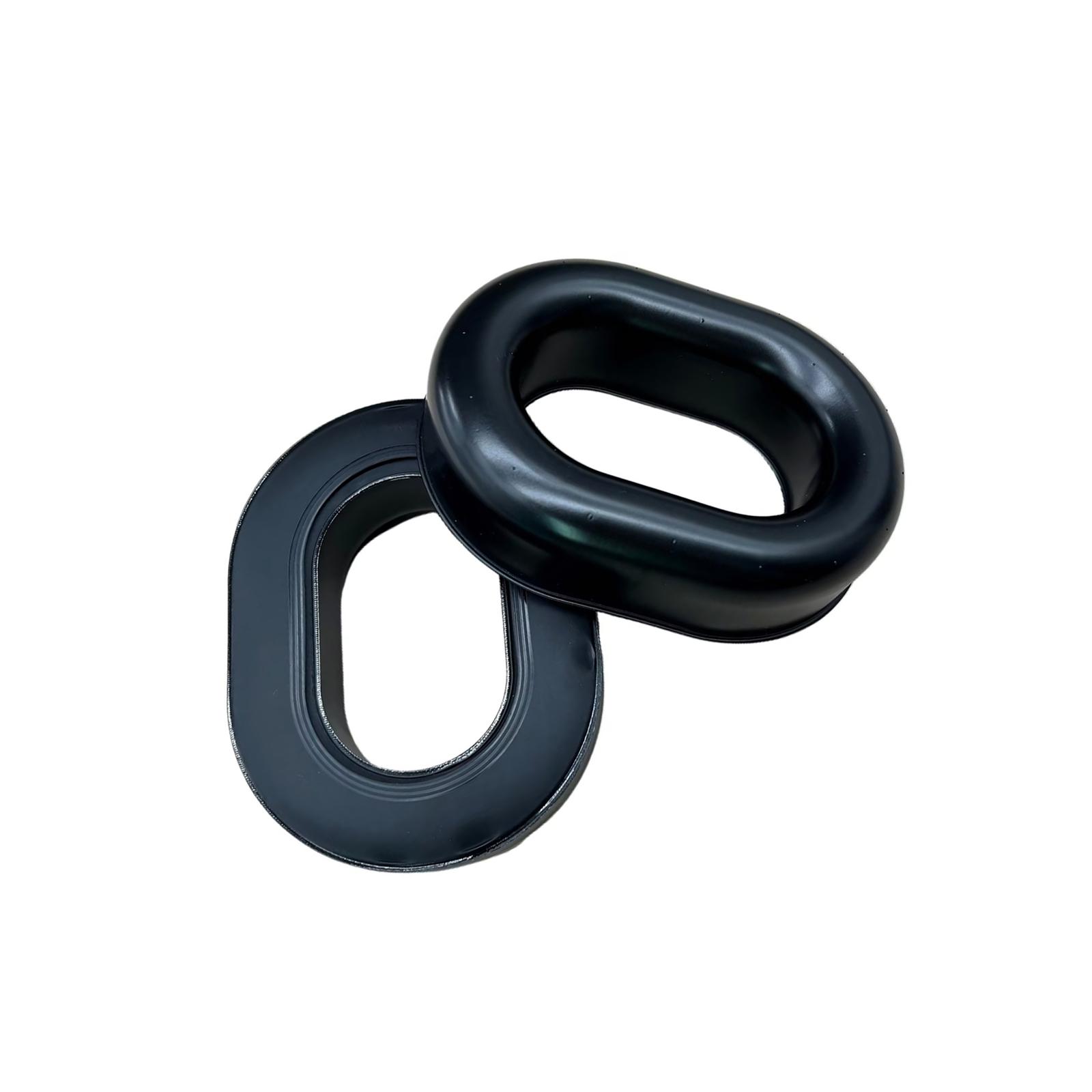 

1 Pair Comfortable Ear Cushions Earphone Cover Silicone Earpads For Dedicated Model Replacement Earmuffs Black 1