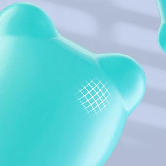 100Pcs Baby Ball Pits Flexible Colorful Bear Head Ocean Ball Practice Grip Emotional Comfort BPA Free Plastic Pool Ball Toys Kids Play Tent