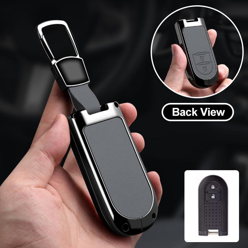Metal Car Key Case Cover Shell Fob For Toyota Roomy Tank Passo Roomie For Daihatsu La600S La610S La150S Canvas Tanto Move