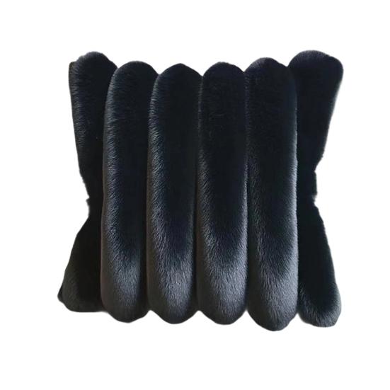 Throw Pillowcase Super Soft Comfortable Sofa Pillowcase Replaceable Design Easy Maintenance Soft Cushion