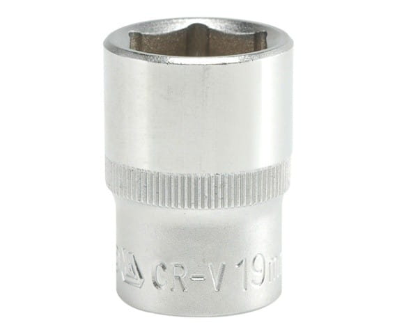 Yato 1/2" Short 6-Point Socket 19Mm