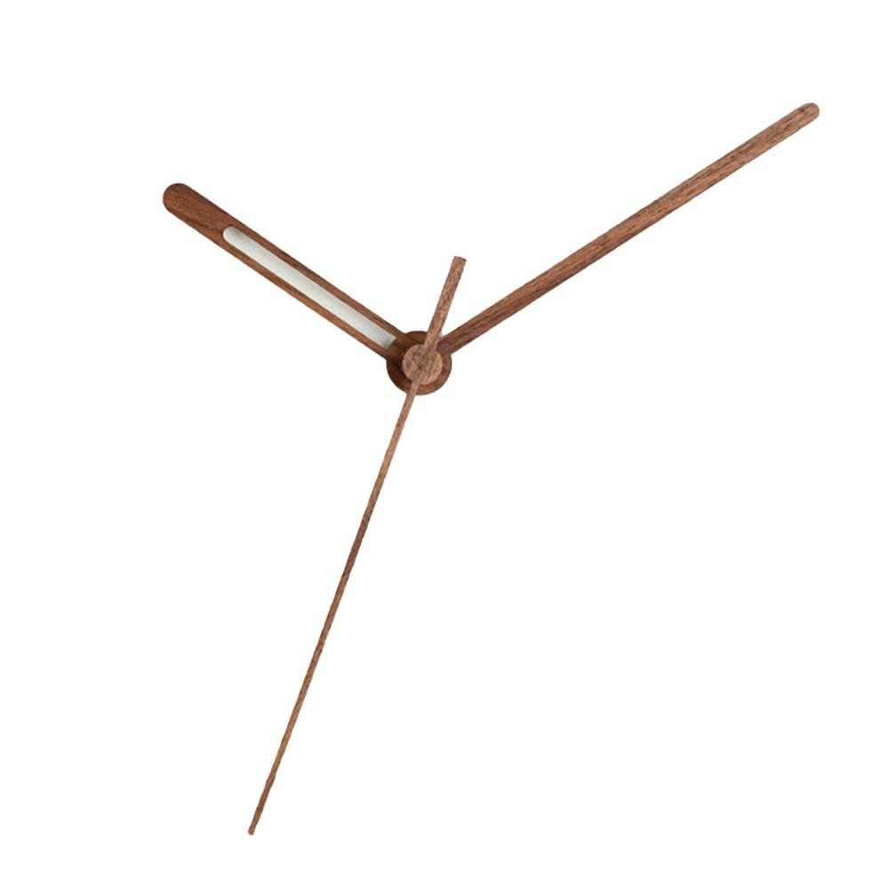 3Pcs/Set Durable Wall Clock Hands Long Clock Hands Solid Wood Repair Parts Wall Clock Hands Insert Kits