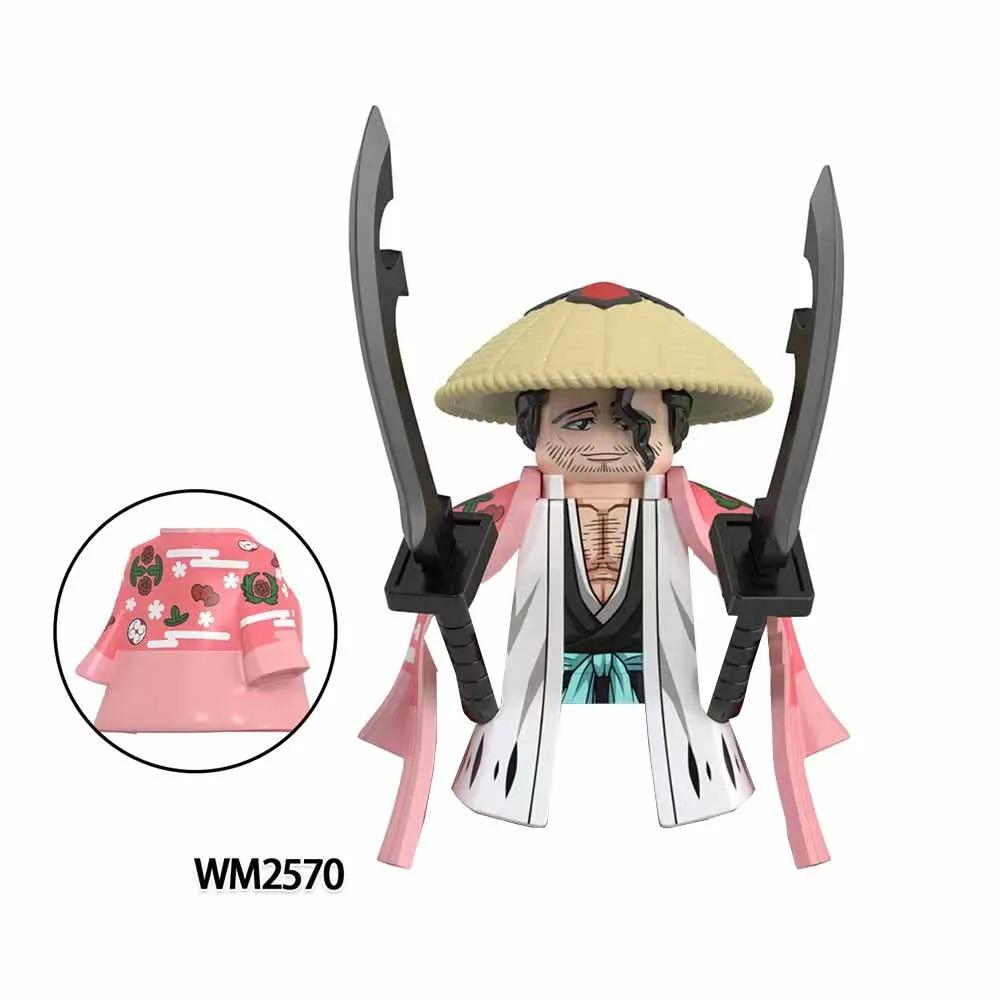 Mini Anime Figures Building Blocks Kurosaki Ichigo Ulquiorra Cifer Multiple Weapon Accessories Toys Gifts