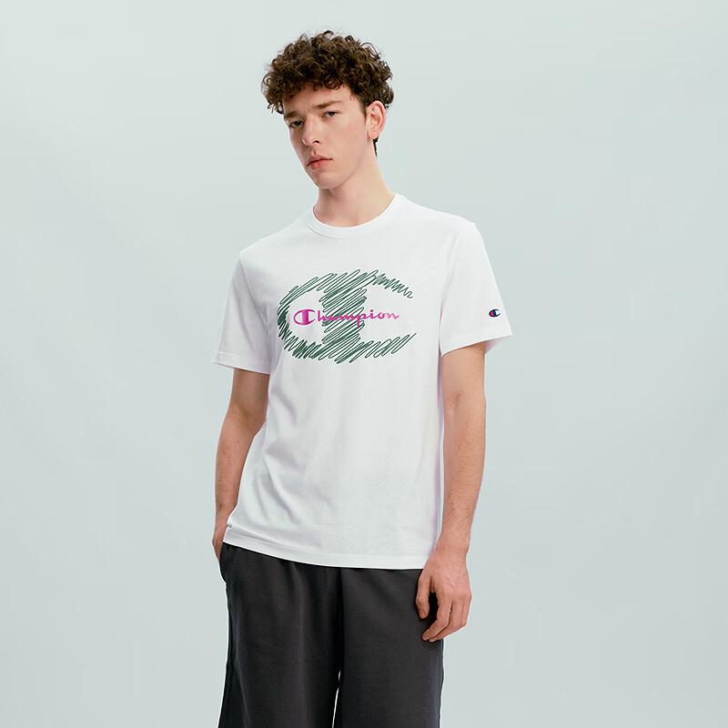 Champion Graffiti Print Cotton Short Sleeve T-Shirt M 3930₽