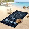 Ajax Amsterdam Personalisiertes Bedrucktes Strandtuch Fußballlogo Unterstützung Benutzerdefinierter Name Text Saugfähiges Handtuch Für Sport Reisen Besonderes Geschenk