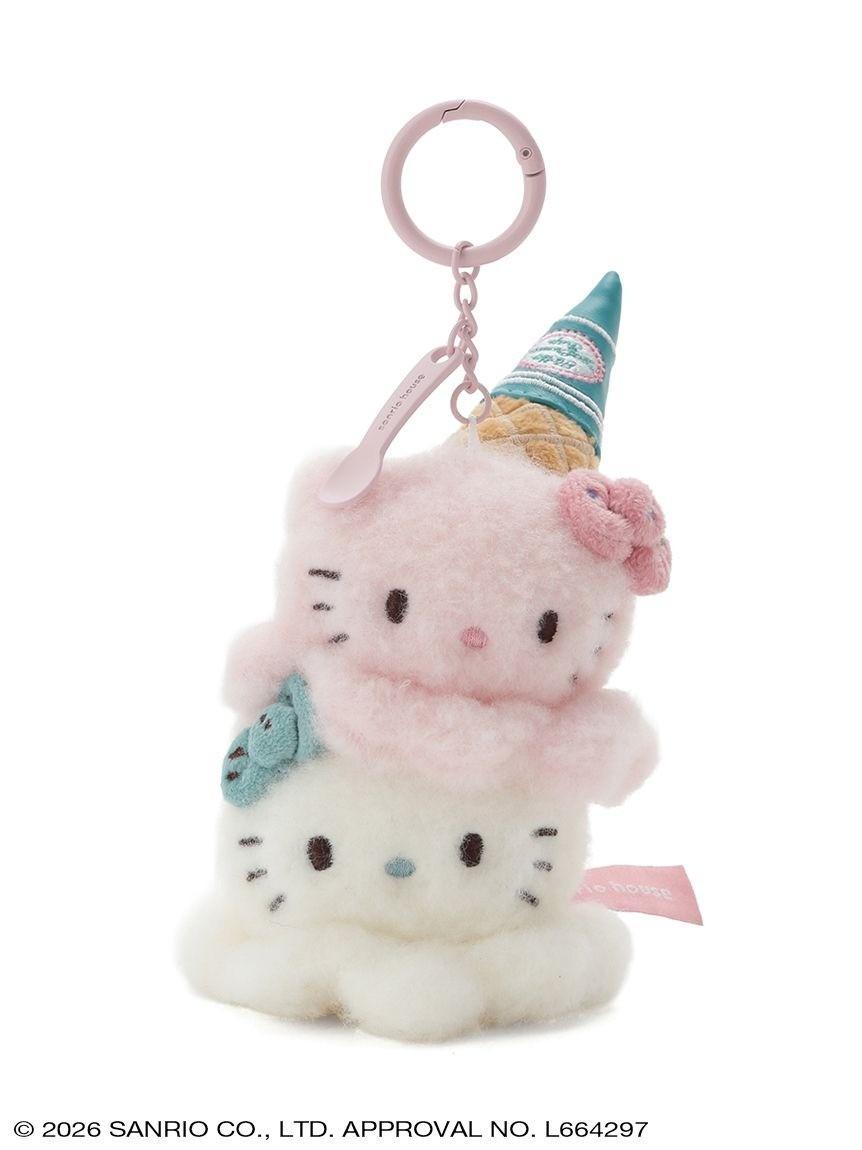 PSL Sanrio House Hello Ice Cream Shop Plush Charm Pink