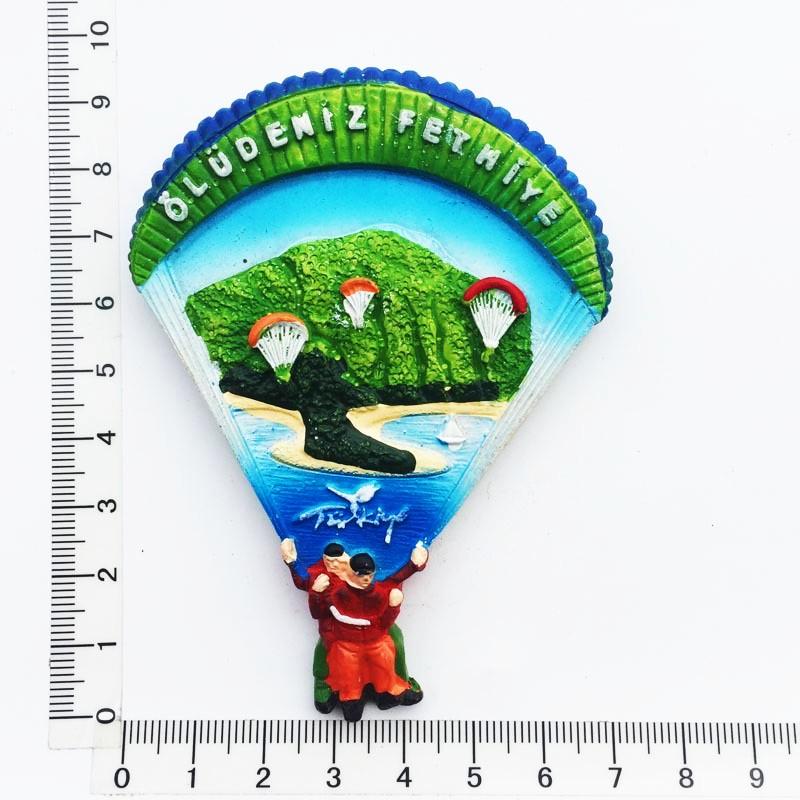 Turkey Fridge Magnet Souvenir Kemer Alanya Antalya Resin Magnets for The Refrigerator Magnetic Stickers Gifts Home Decoration