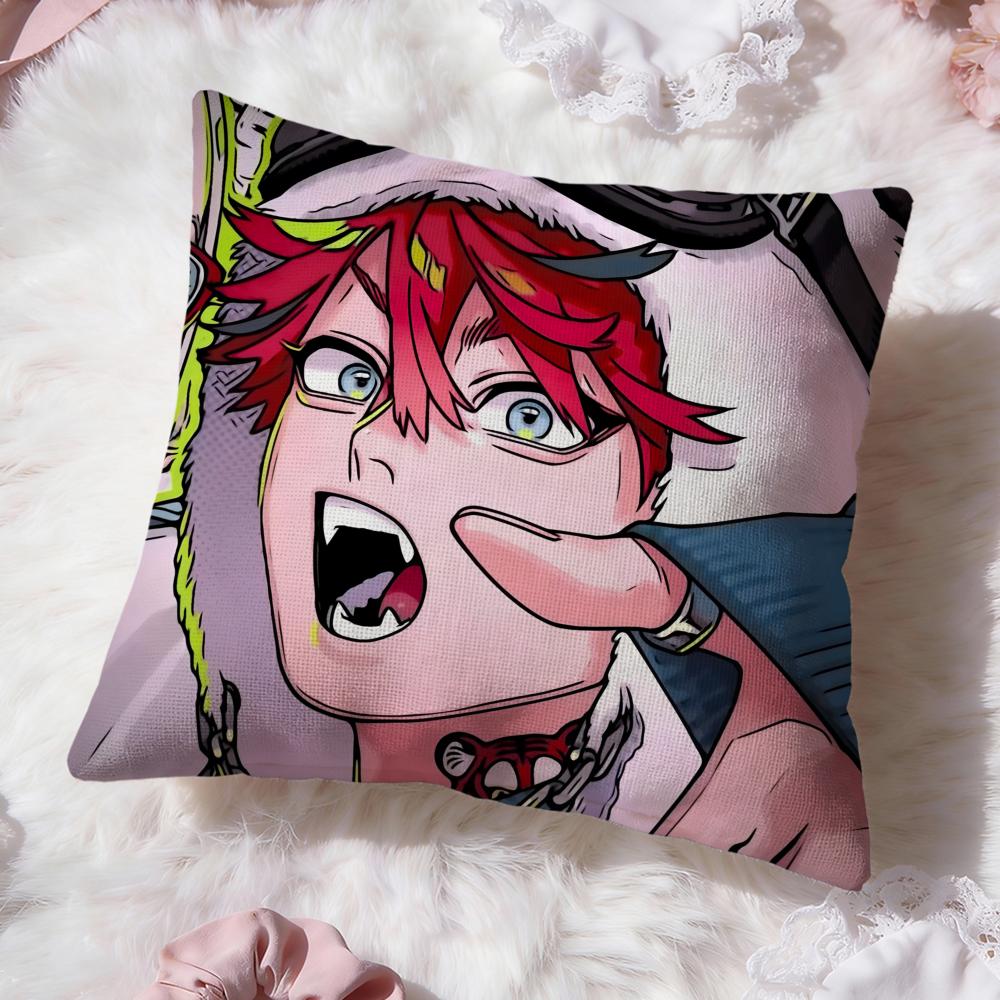 Manga G-Gokurakugai Cushion Cover Premium Comfort Reversible Pillow Cove -Two in One Design for Any Room & Car Interior