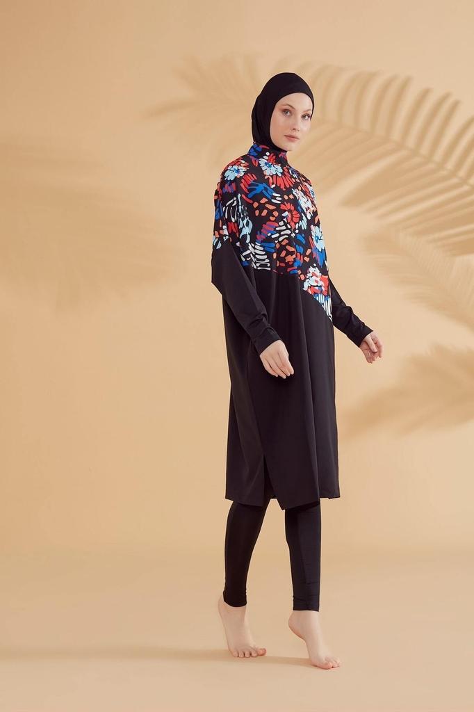 Womens Muslim Modest Islamic Full Cover Burkini Beach Swimming Costume Swimwear Hijab Beachwear Swimsuit 