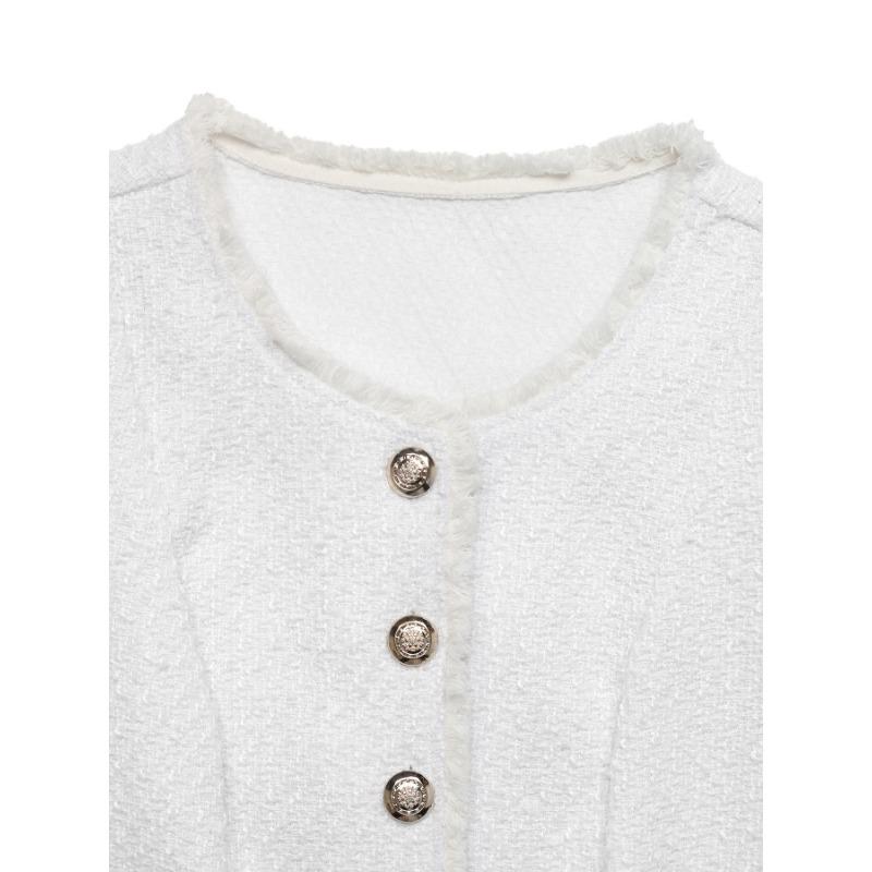 2025 Autumn New Sleeveless Small Fragrance Jacket High-end Ladies Elegant Cardigan Vest