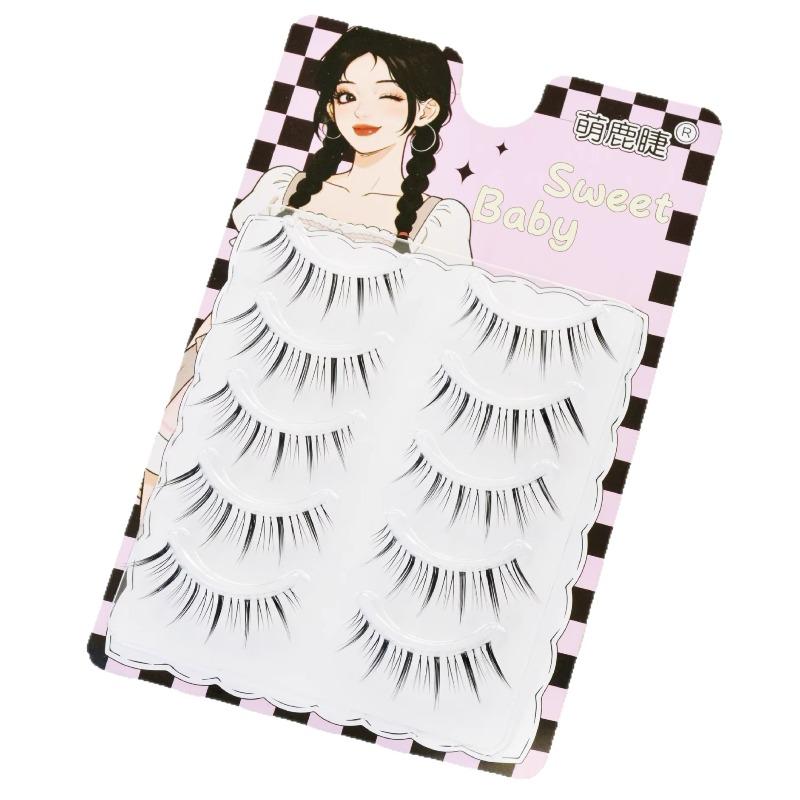 Menglu eyelash whole false eyelashes one piece M01 clear air photogenic eyelashes natural simulation makeup artist