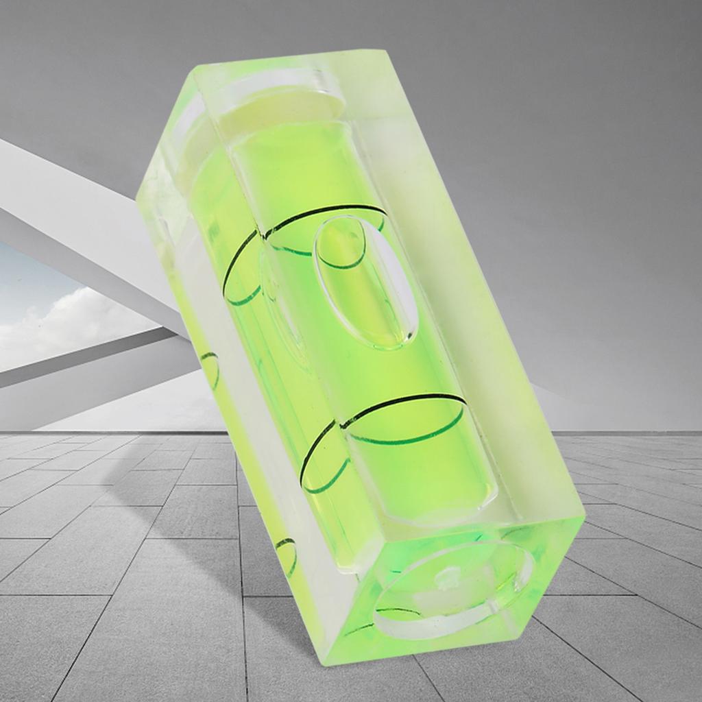 5pcs Mini Spirit Square Bubble Level Protractor Precision Level Cylinder Level Horizontal Bead Level Measuring Tools