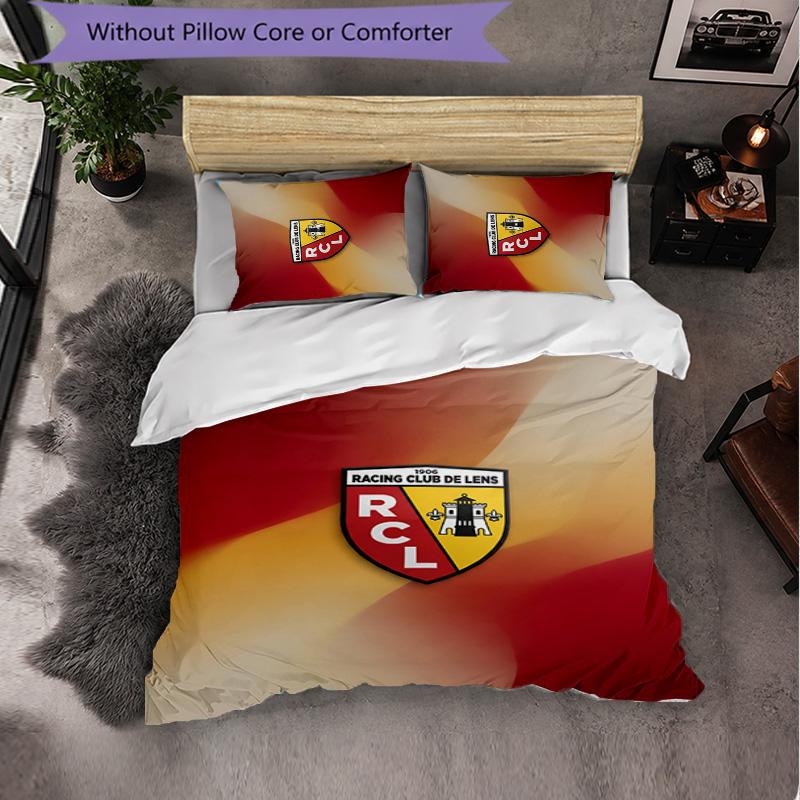 Lens FC Themed Bedding 3Pcs Duvet Cover Set Decorative Bed Linen For Teen Room Home Decoration