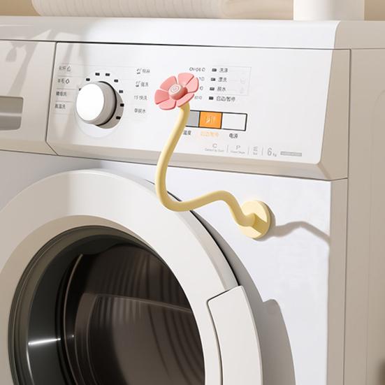 Frontlaster Dørstøtte Vaskemaskin Dørholder med Magnetisk Base Holder Døren Åpen Luktforebygging Avtakbar Tørketrommel Vaskemaskin Stopper