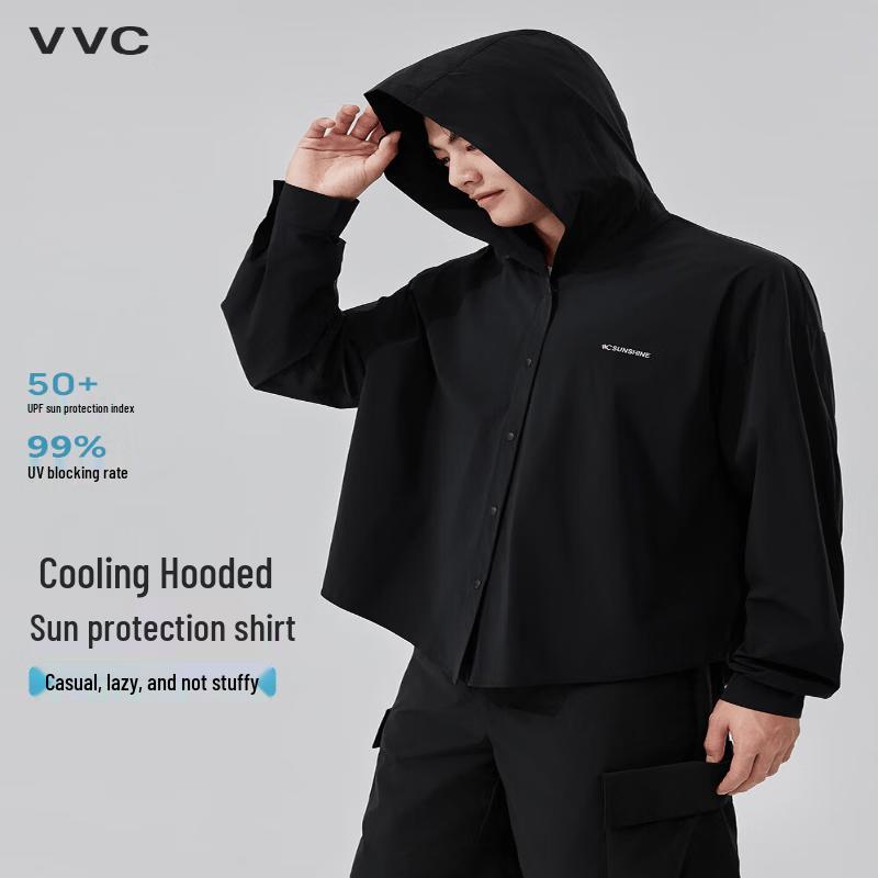 VVC Men s Summer UV Protection Hooded Jacket M