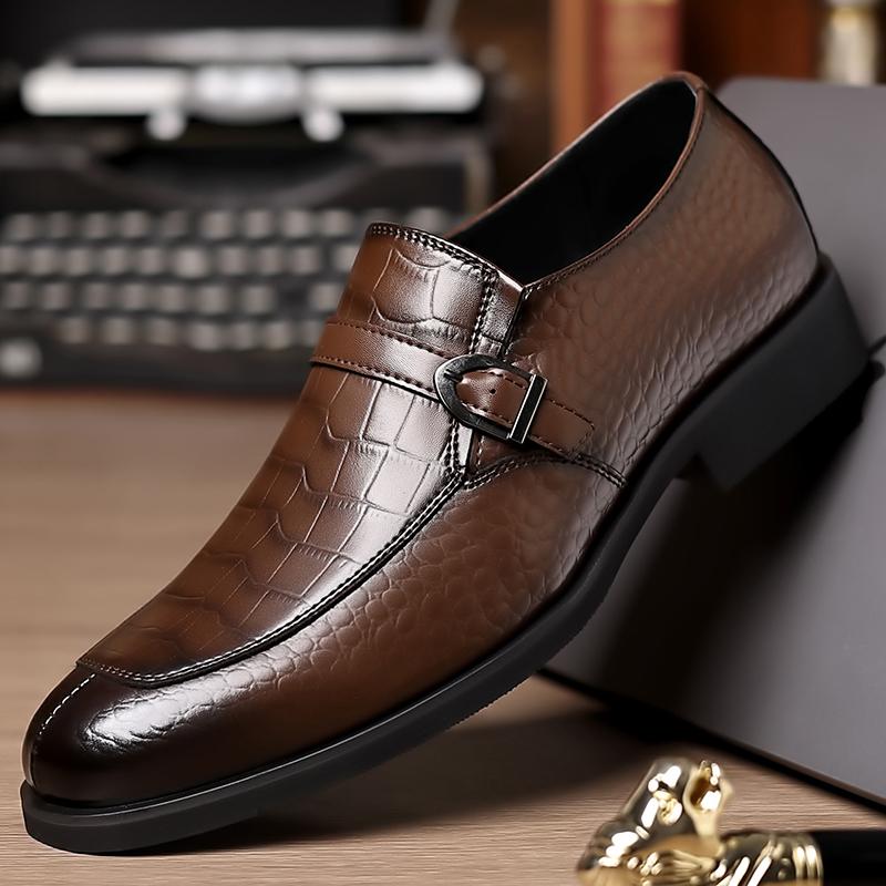 Fashion New Arrival Mens Leather Oxford Shoes Handmade Man Formal Dress Footwear Outdoor Casual Male Walking Shoes Simple Business Shoes