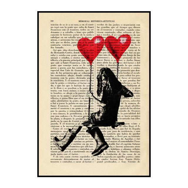 Banksy Balloon Girl Graffiti Poster Disappearing Five Rings Mural Retro Decorative Paintings Wall Art Prints Modern Home Decor