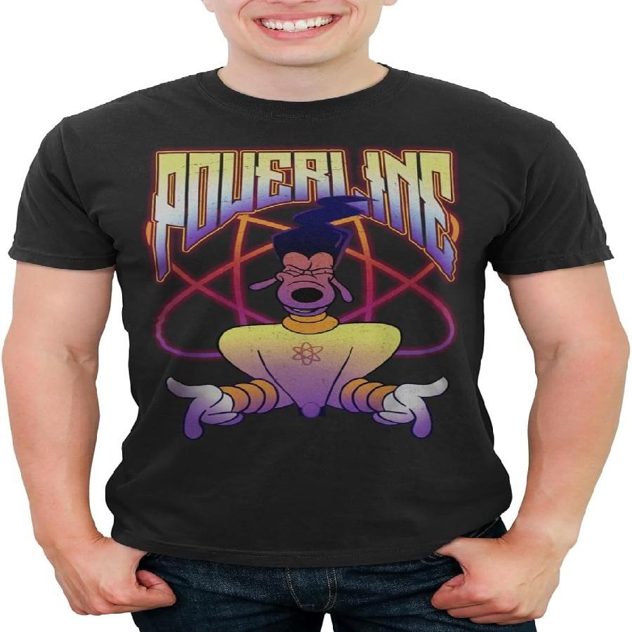 Disney Men s Goofy Movie, a Powerline Jam T-Shirt S