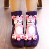 Hand Crocheted Animal Socks Thick Novelty Floor Socks New Funny Socks  for Men & Women