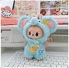 First, Second, and Third Generation Labubu Doll Clothes: 17cm Plush Onesie for 10cm Labubu Dolls, Cute Cartoon Design