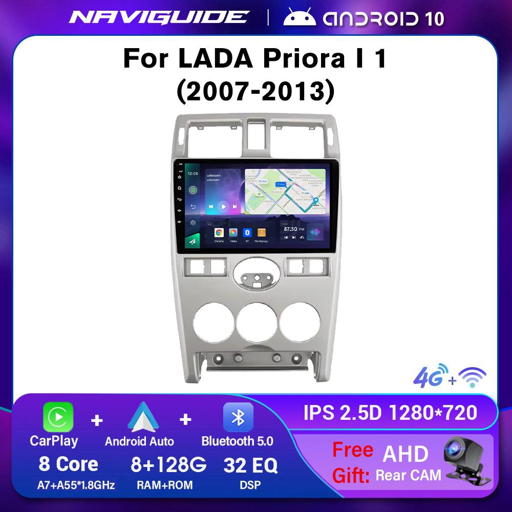 9'' 2din Android Car Radio CarPlay Auto for LADA Priora I 1 2007-2013 Car Intelligent System Multimedia Video Player GPS BT FM NO DVD