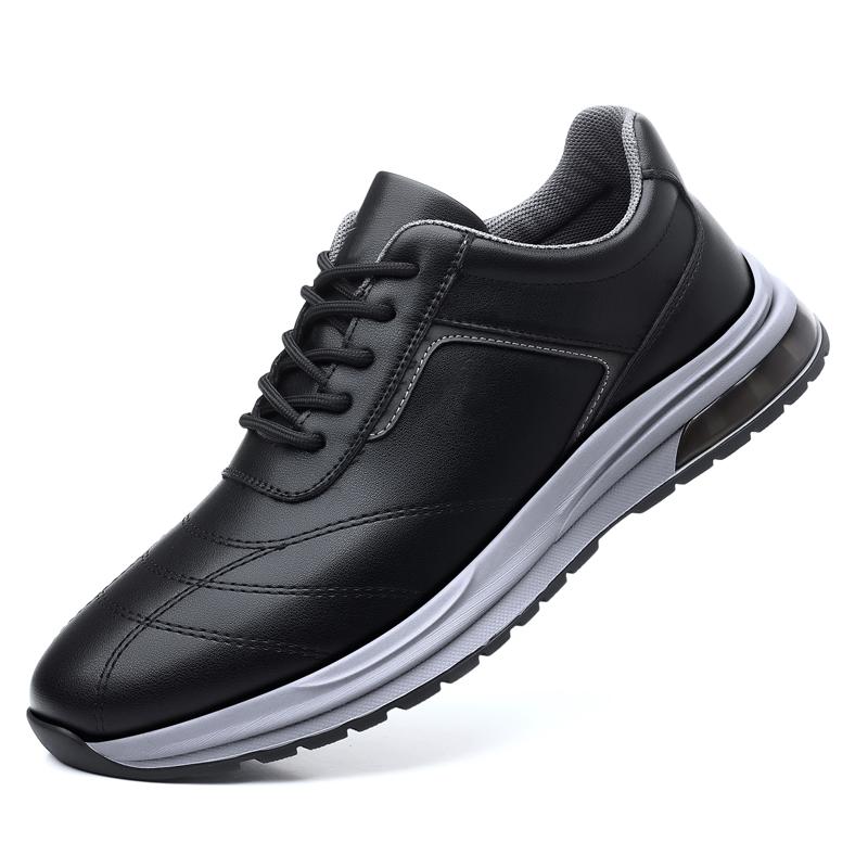 

Мужские кроссовки для бега 2025 Лето Легкие мужские кроссовки Удобная мужская обувь для ходьбы Мужская повседневная обувь ручной работы Мужские слипоны 44 чёрный