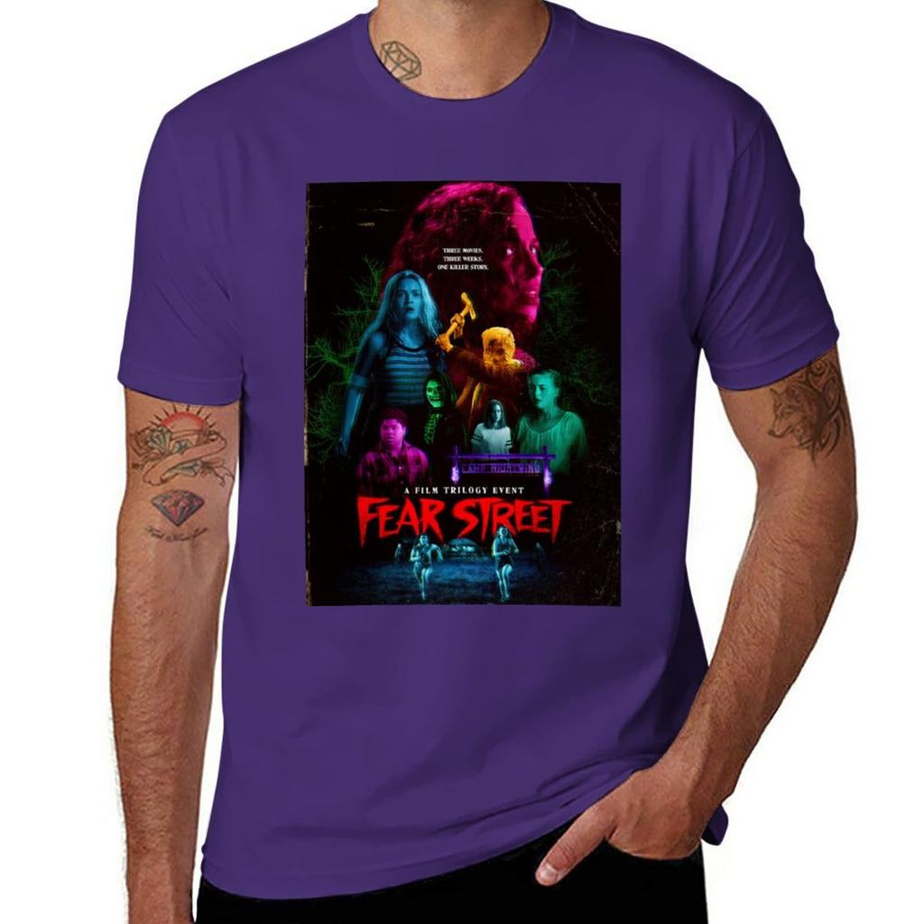Fear street TShirt plain Short sleeve tee oversizeds men clothings