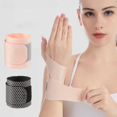 Fixed Spandex Sport Wrist Guard Wrist Sprain Tendonitis With Fastener Tape Wristband Ultra Thin Joint Brace Badminton Basketball
